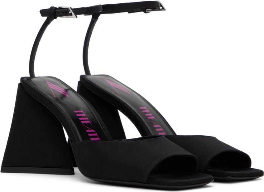 The Attico Black Piper Heeled Sandals - Picture 3