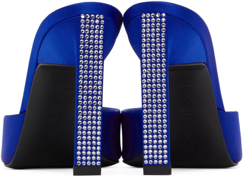 The Attico Blue Kaia Heeled Sandals