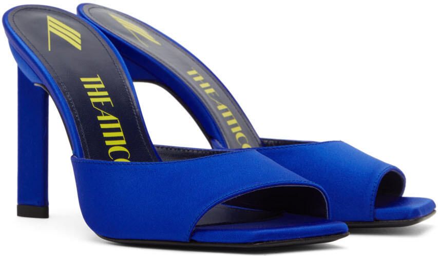 The Attico Blue Kaia Heeled Sandals - Picture 2