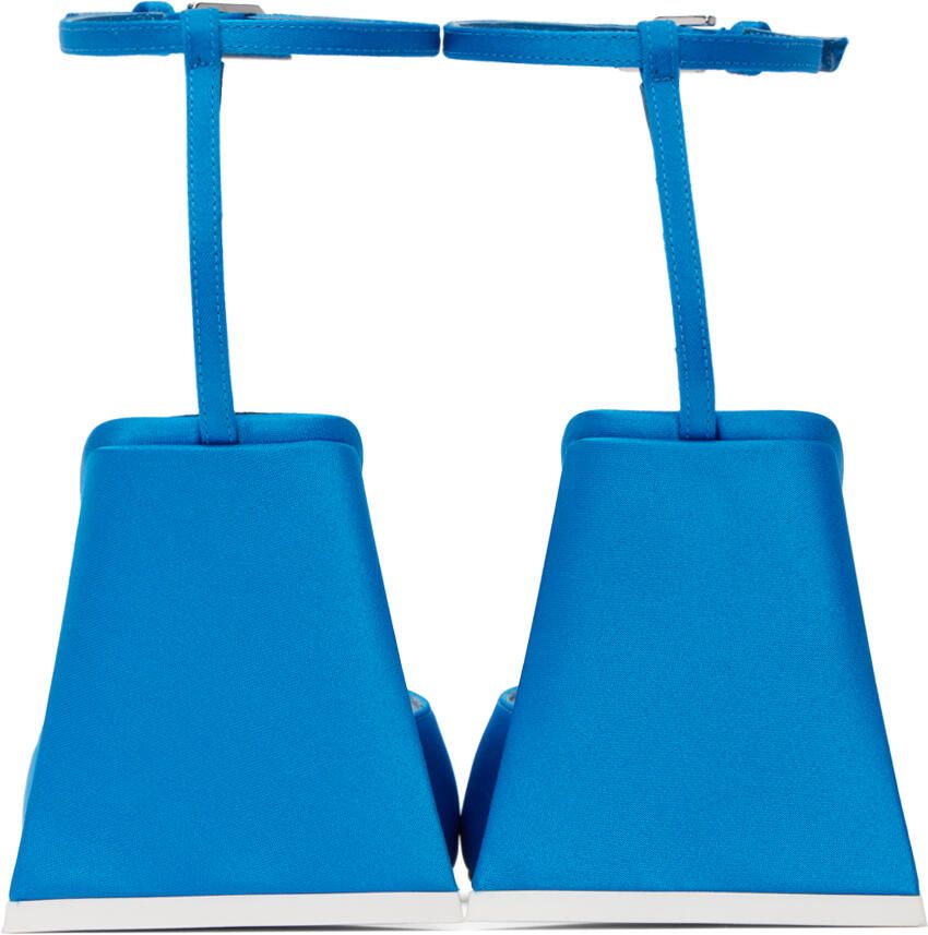 The Attico Blue Piper Heeled Sandals