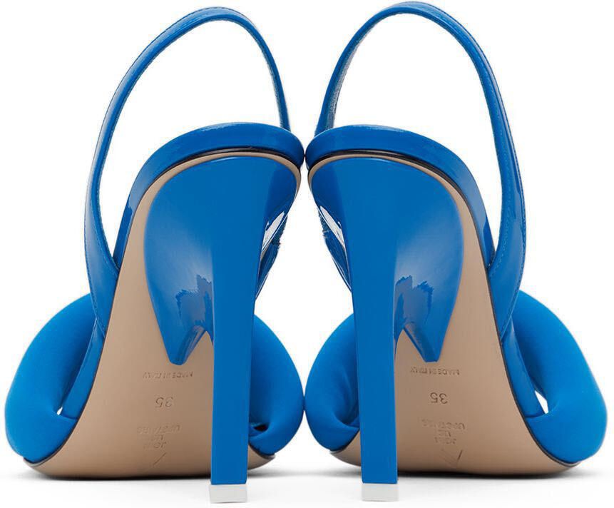 The Attico Blue Rem Heeled Sandals
