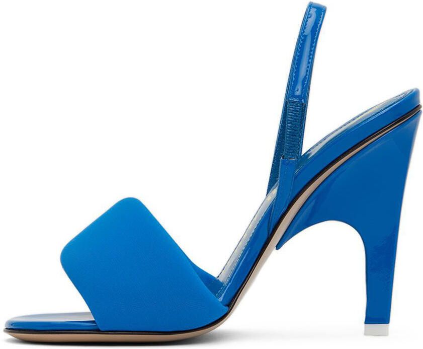 The Attico Blue Rem Heeled Sandals - Picture 2