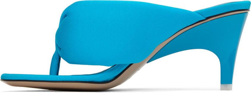 The Attico Blue Rem Heeled Sandals - Picture 3