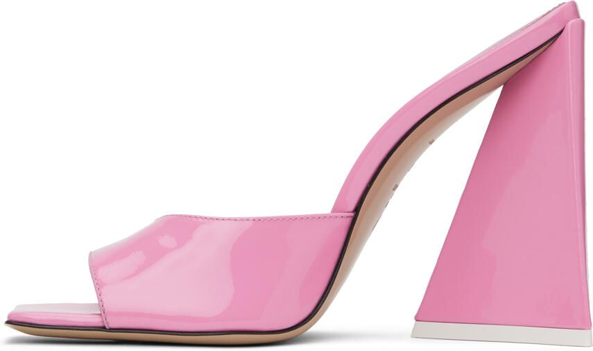 The Attico Pink Devon Mules - Picture 2