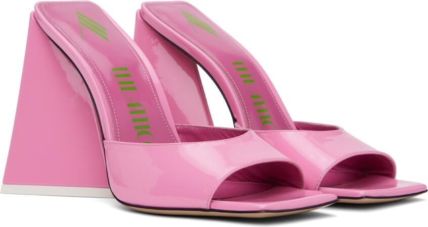 The Attico Pink Devon Mules - Picture 3
