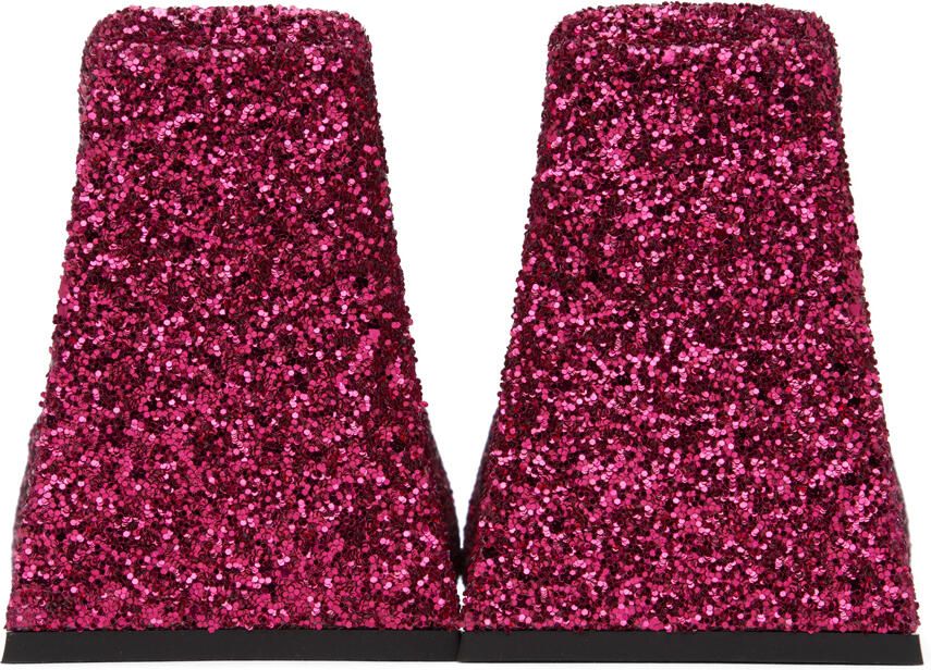 The Attico Pink Devon Mules