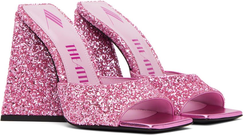 The Attico Pink Devon Mules - Picture 3