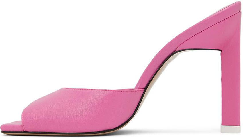 The Attico Pink Kaia Heeled Sandals - Picture 3