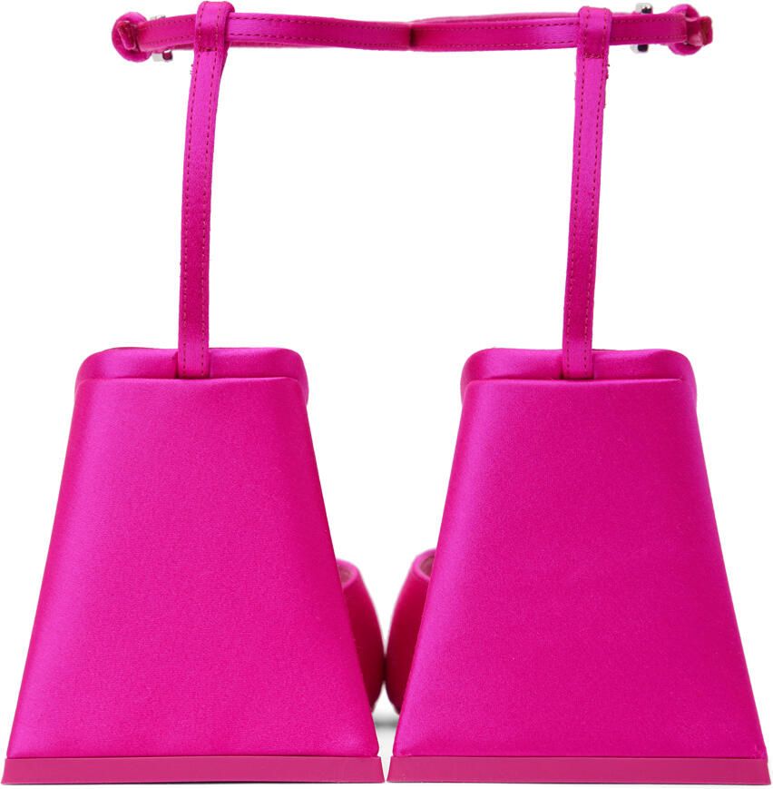 The Attico Pink Piper Heeled Sandals