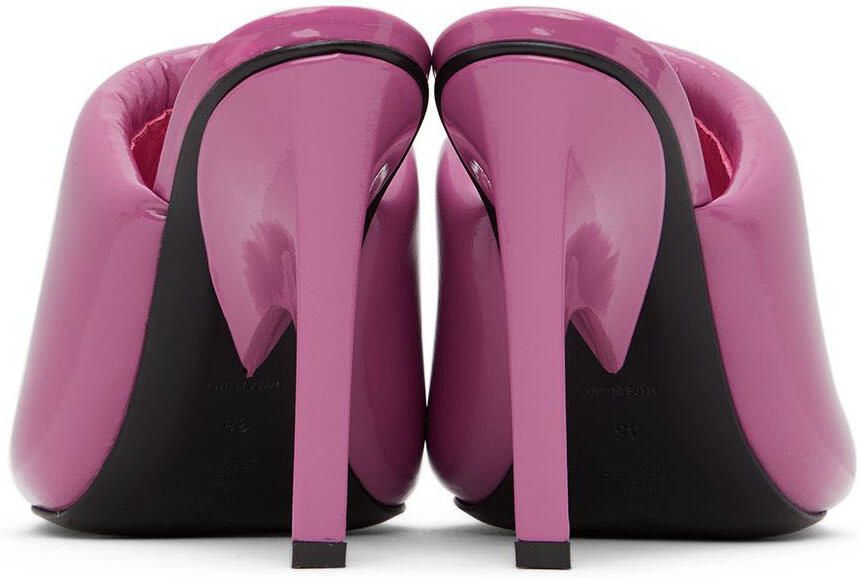 The Attico Pink Rem Heeled Sandals - Picture 5