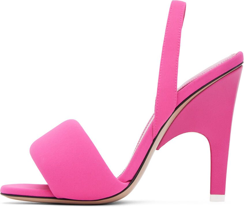 The Attico Pink Rem Heeled Sandals