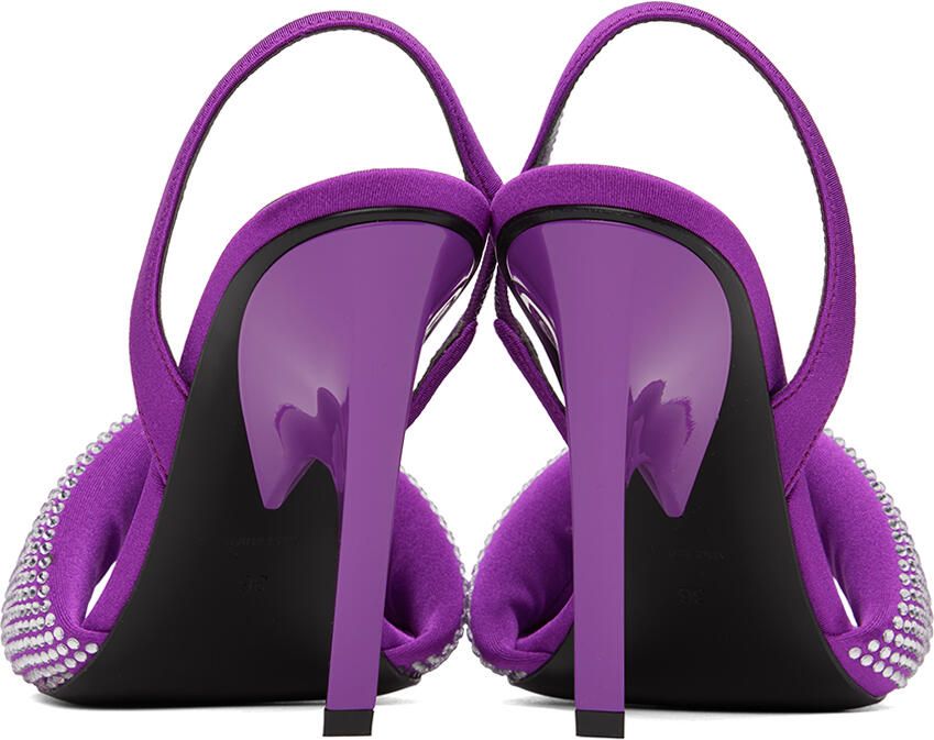 The Attico Purple Rem Heeled Sandals