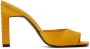 The Attico Yellow Kaia Heeled Sandals - Thumbnail 1