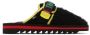 The Elder Statesman Black Suicoke Edition Dyed Zavo Sandals - Thumbnail 1