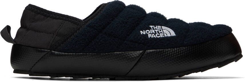 The North Face Blue & Black ThermoBall Traction V Denali Mules
