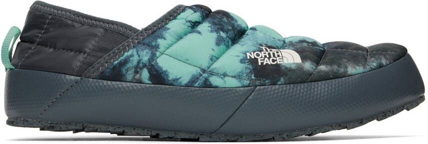 The North Face Green & Gray Thermoball Traction V Slippers