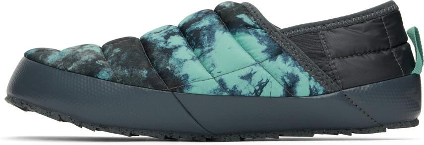 The North Face Green & Gray Thermoball Traction V Slippers - Picture 4