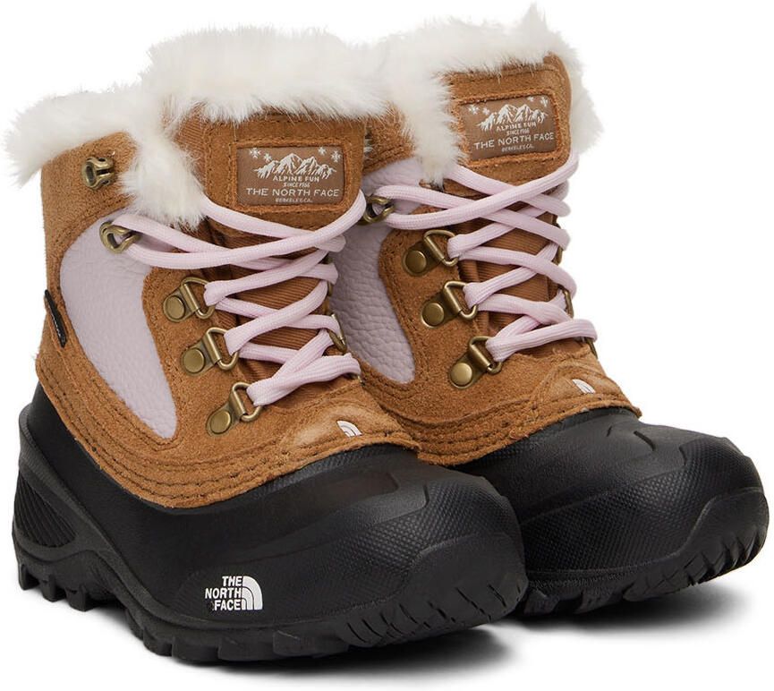 The North Face Kids Brown & Pink Shellista Lace IV Boots - Picture 2