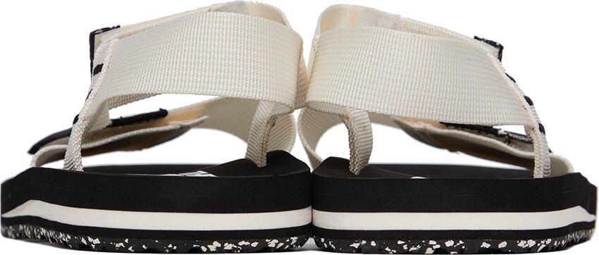 The North Face Off-White & Black Skeena Sandals