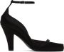 The Row Black Ankle Strap Heels - Thumbnail 1