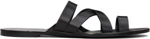 The Row Black Kris Sandals