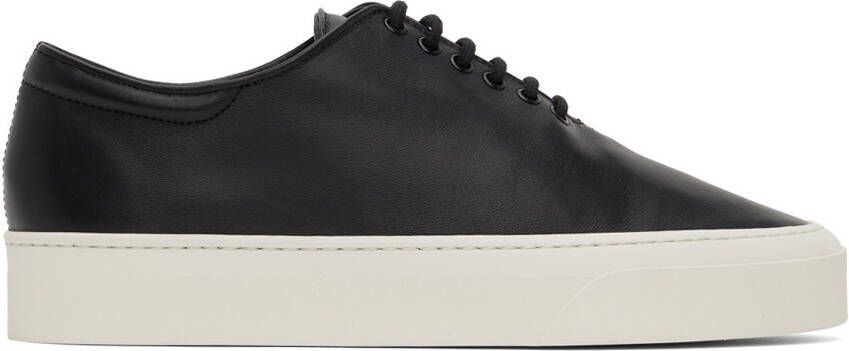 The Row Black Marie H Lace-Up Sneakers