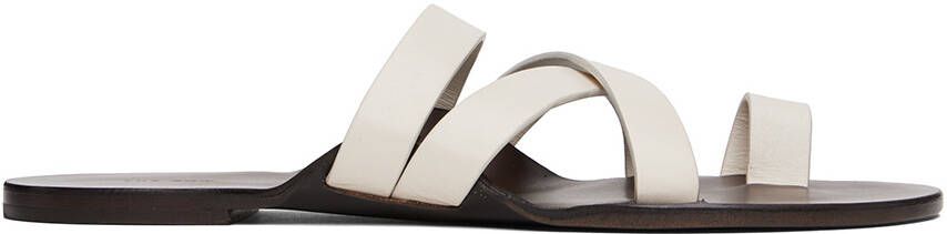 The Row Off-White Kris Sandals