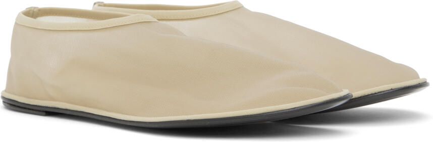 The Row Beige Sock Slippers - Picture 2