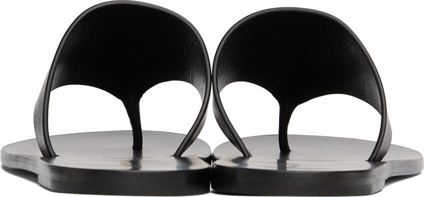 The Row Black Avery Sandals