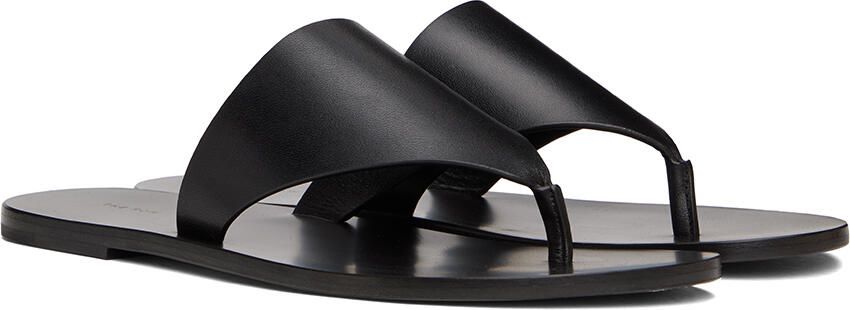 The Row Black Avery Sandals - Picture 2