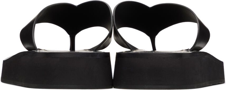 The Row Black Ginza Sandals - Picture 2