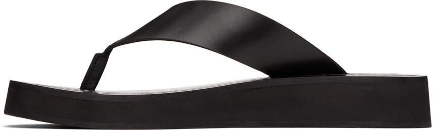 The Row Black Ginza Sandals - Picture 4