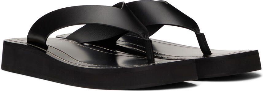 The Row Black Ginza Sandals - Picture 3