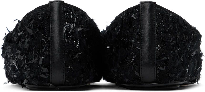 The Row Black Ozzy Slippers