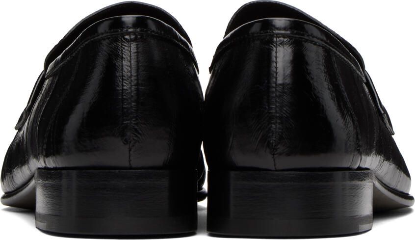 The Row Black Soft Loafers