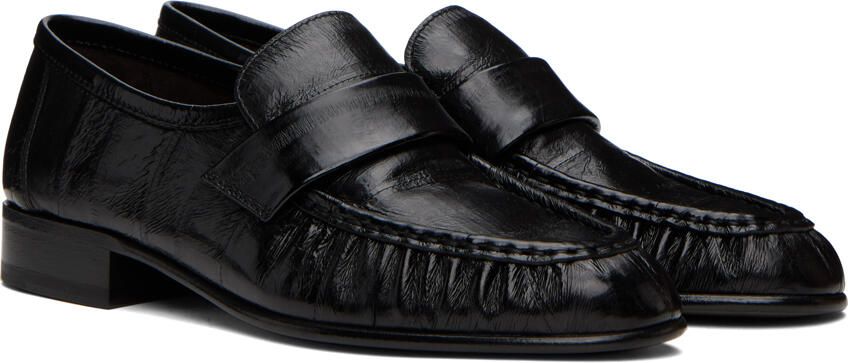 The Row Black Soft Loafers - Picture 3