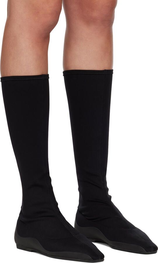 The Row Black Tech Boots