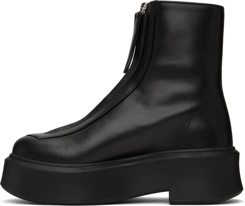 The Row Black Zipped 1 Boots - Picture 3