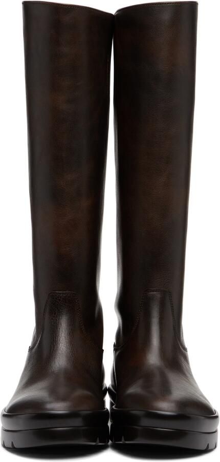 The Row Brown Billie Tall Boots - Picture 2