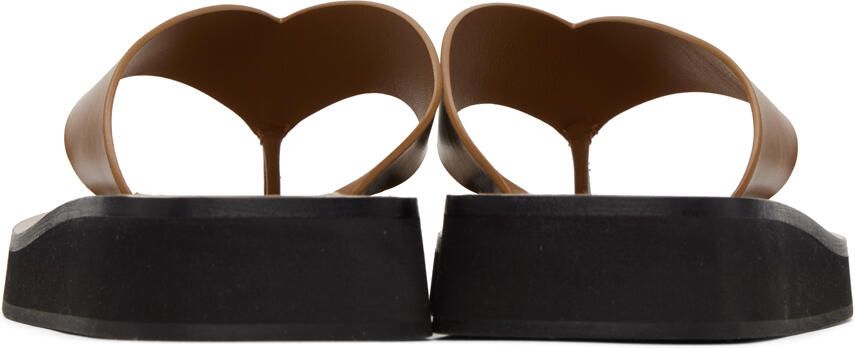 The Row Brown Ginza Sandals