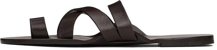 The Row Brown Kris Sandals - Picture 3