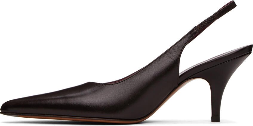 The Row Brown Sling Point Heels - Picture 3