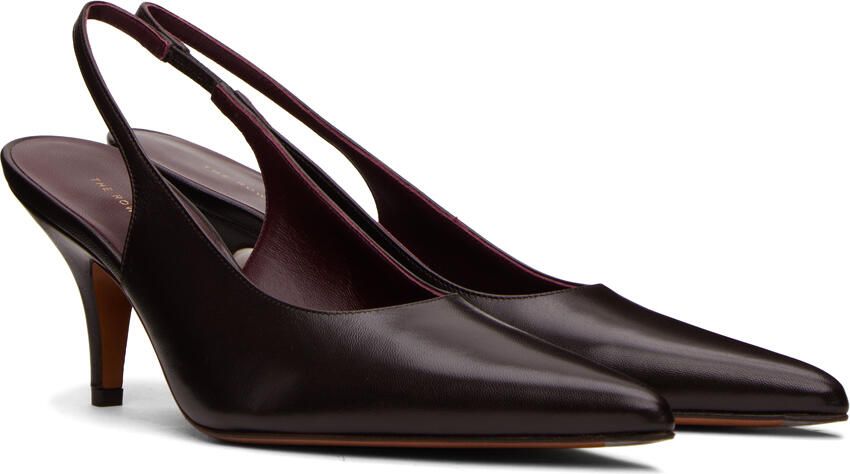 The Row Brown Sling Point Heels - Picture 2