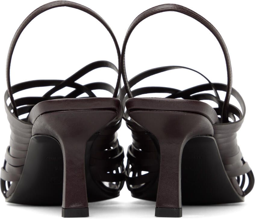 The Row Brown Woven Heels
