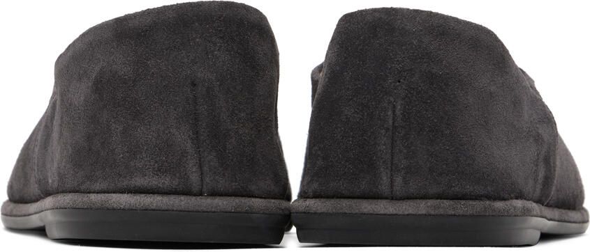 The Row Gray Canal Loafers