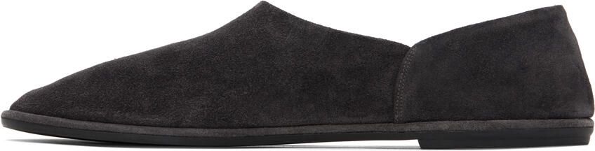 The Row Gray Canal Loafers - Picture 4