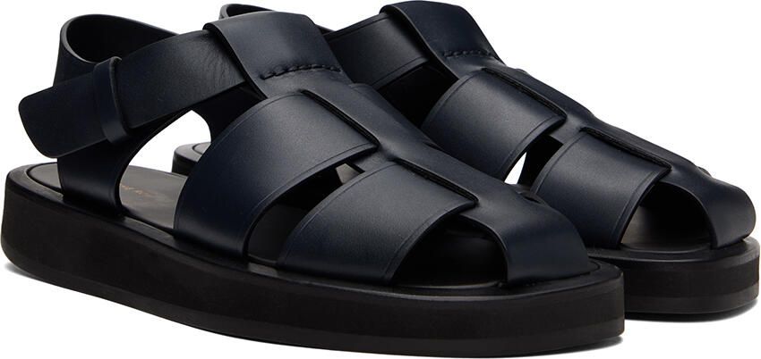 The Row Navy Fisherman Flat Sandal - Picture 2