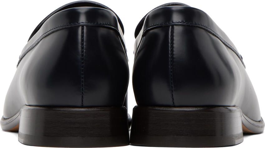 The Row Navy Mensy Loafers