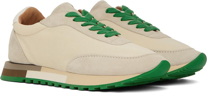 The Row Off-White & Green Owen Sneakers - Picture 2