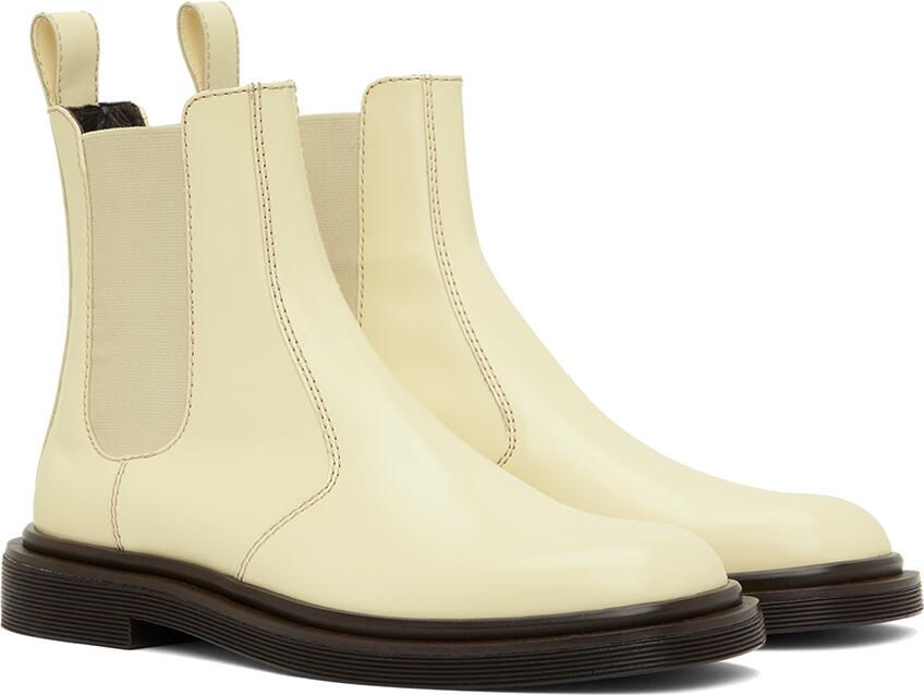 The Row Off-White Elastic Ranger Boots - Picture 2